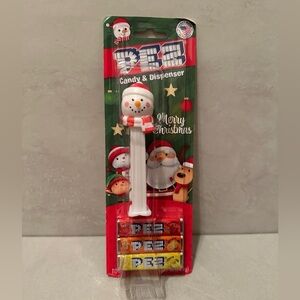 Snowman PEZ Dispenser with Candy NEW Package Made in Hungary PEZ Candy USA